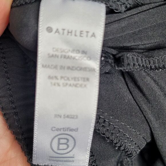 ATHLETA Chelsea Utility Jogger Black On The Go Workout Stretch Size 16 - Picture 5 of 8